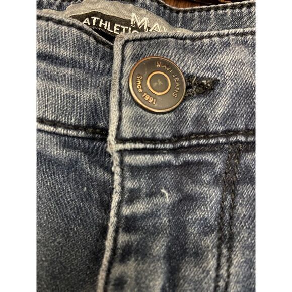 Mavi Matt Mens Jeans 35 x‎ 30 Blue Athletic Denim Relaxed Straight Leg - Picture 7 of 11